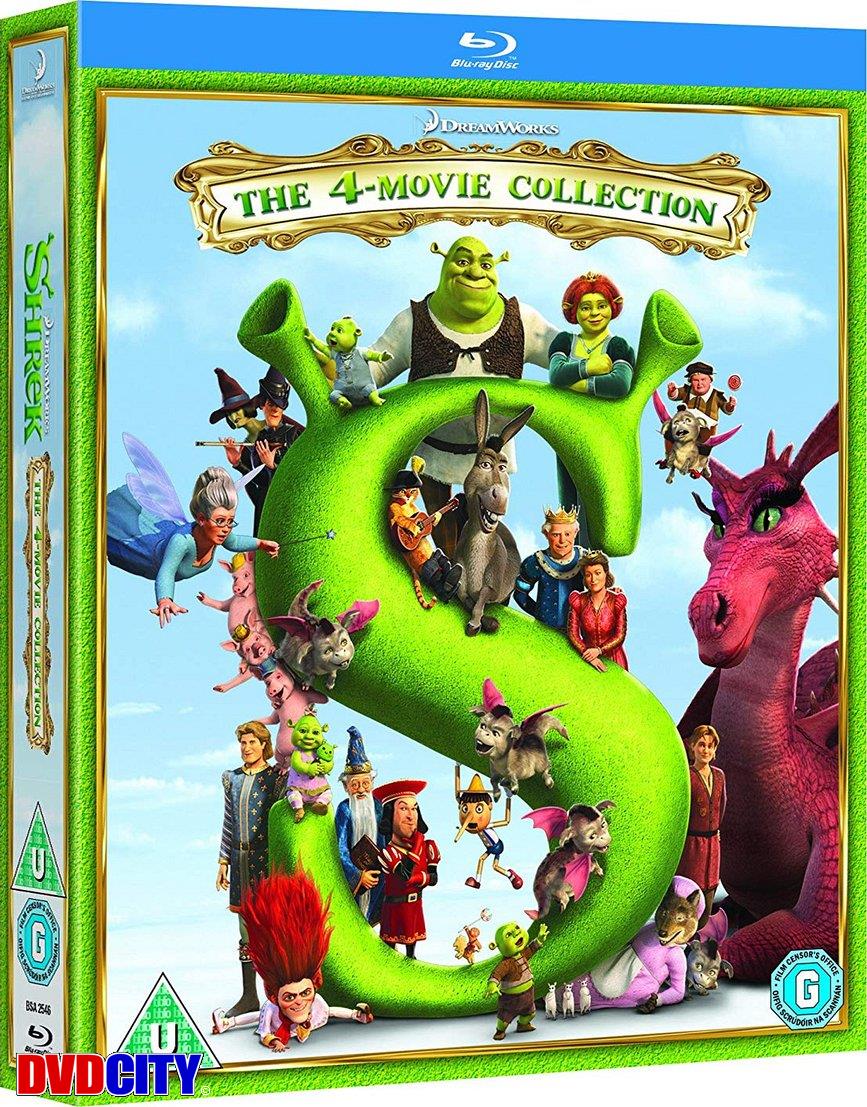  Shrek 4-Movie Collection [Blu-ray] : Mike Myers, Eddie Murphy,  Cameron Diaz, John Lithgow, Julie Andrews, Antonio Banderas, Vincent  Cassel, John Cleese, Rupert Everett, Walt Dohrn, Jennifer Saunders, Eric  Idle, Larry King