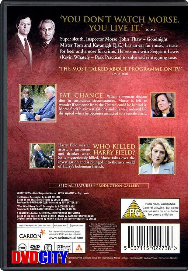 (未使用･未開封品)Inspector Morse: Fat Chance [DVD] Inspector Morse: Fat Chance/Who Killed Harry Field? [DVD