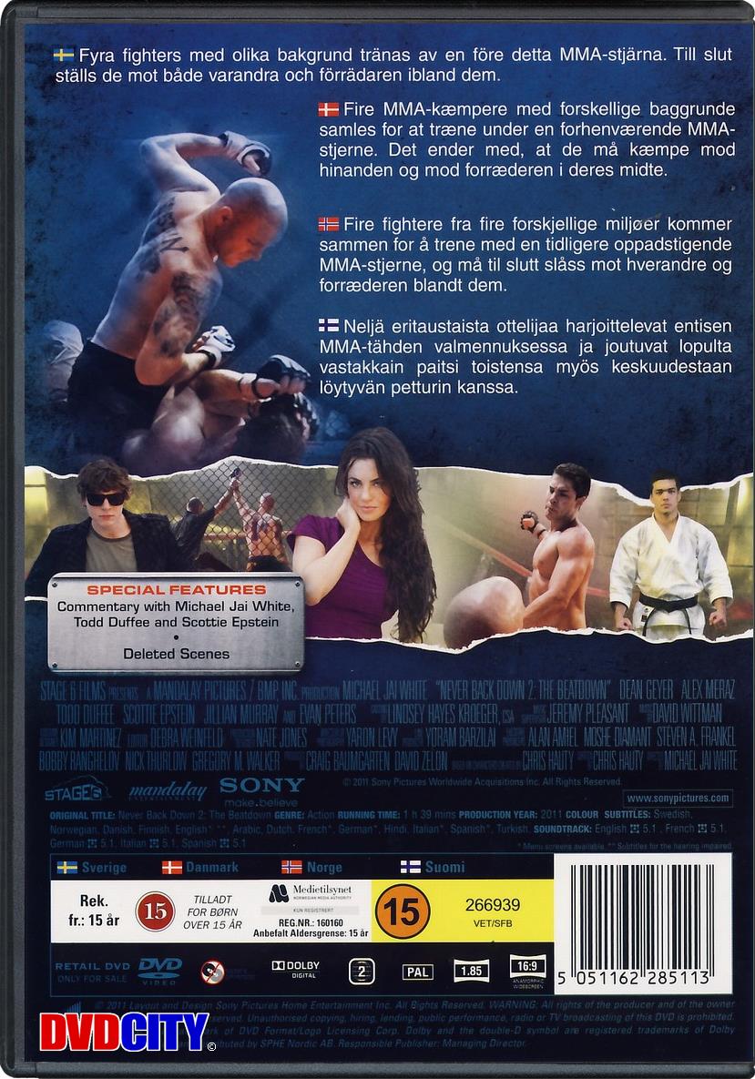 2011 Never Back Down 2: The Beatdown 2011 Never Back Down 2: The Beatdown