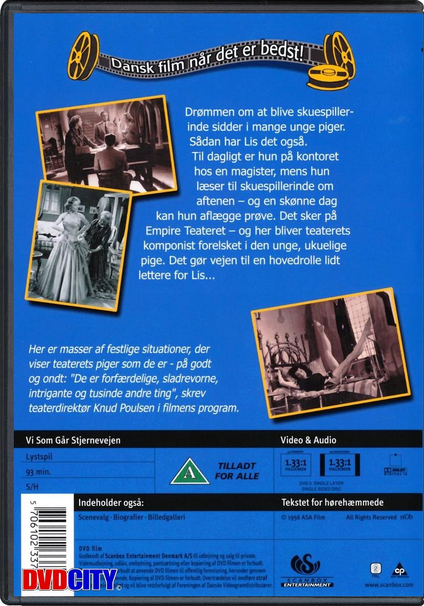 vi som går stjernevejen dvd