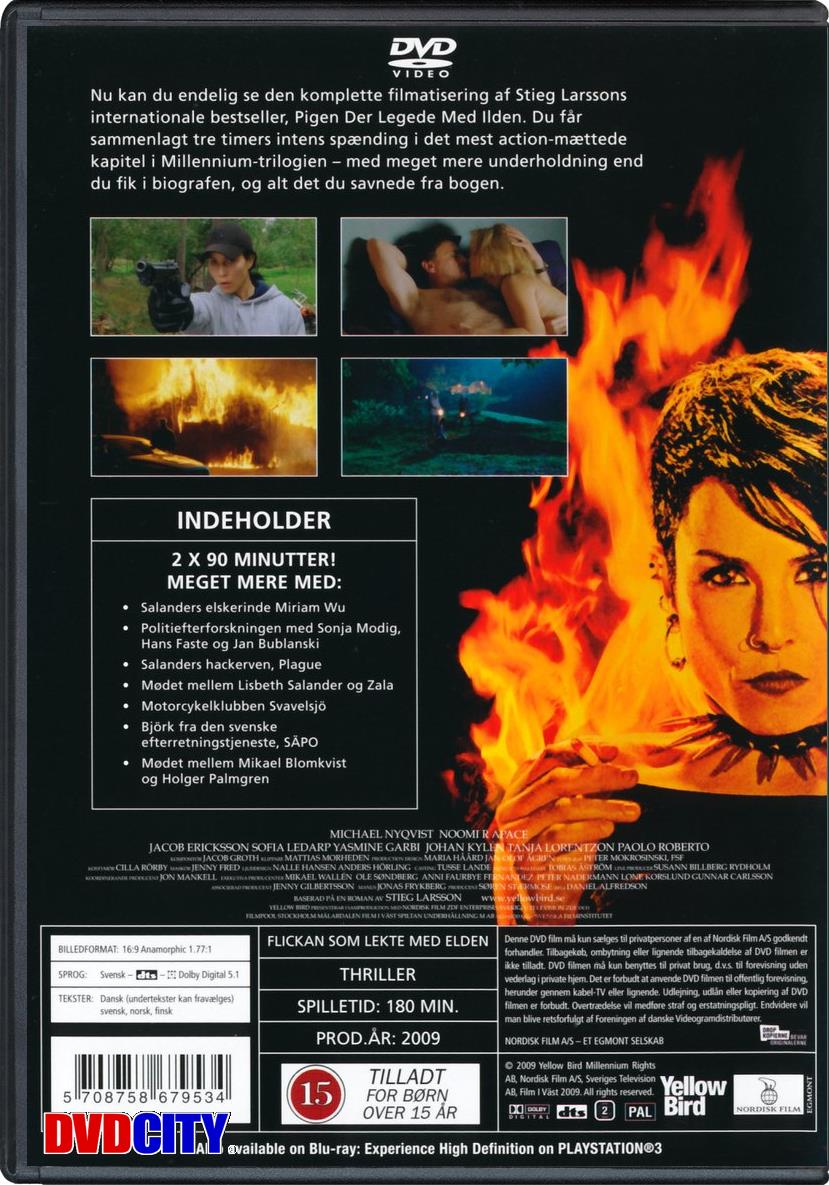 pigen der legede med ilden film pigen der legede med ilden film