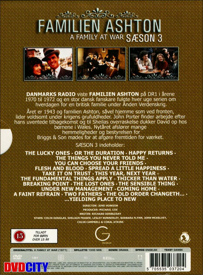 Termisk Distrahere kugle Familien Ashton - Sæson 3 (1973) - dvdcity.dk