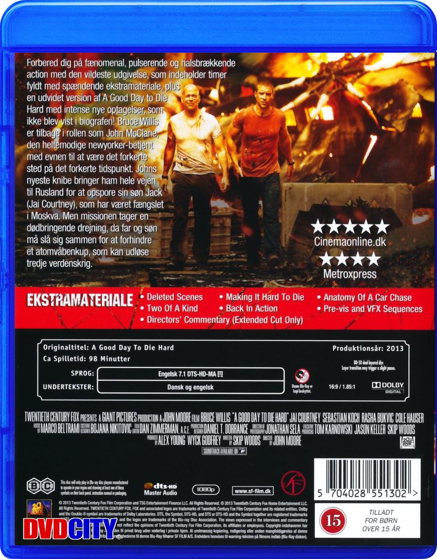 Download A Good Day to Die Hard Dk subs Torrent