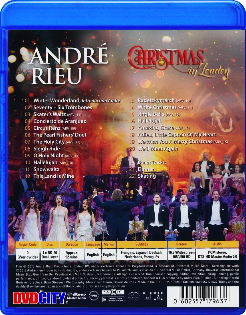 André Rieu Christmas in London dvdcity.dk